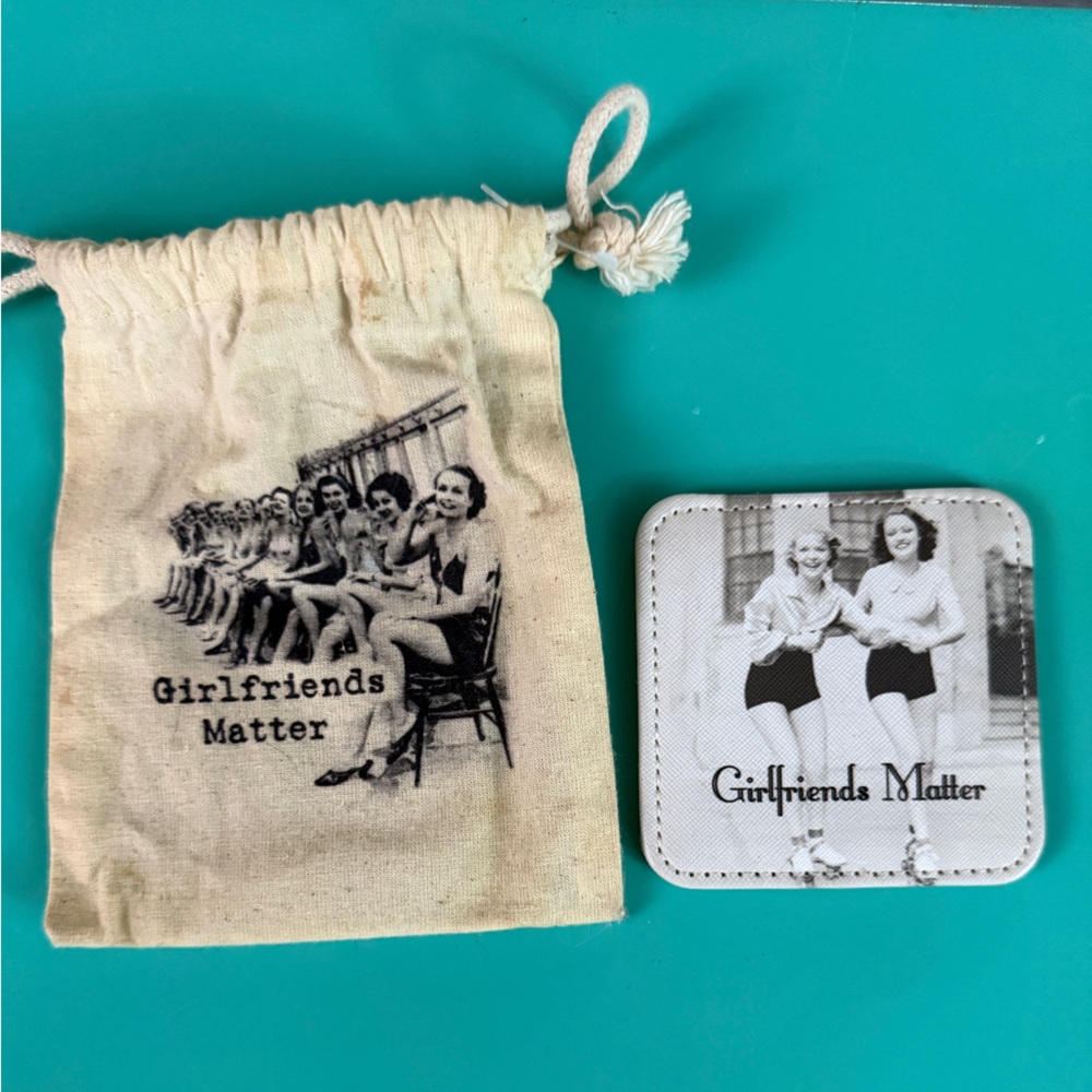 Girlfriends Matter Mirror and Pouch Set